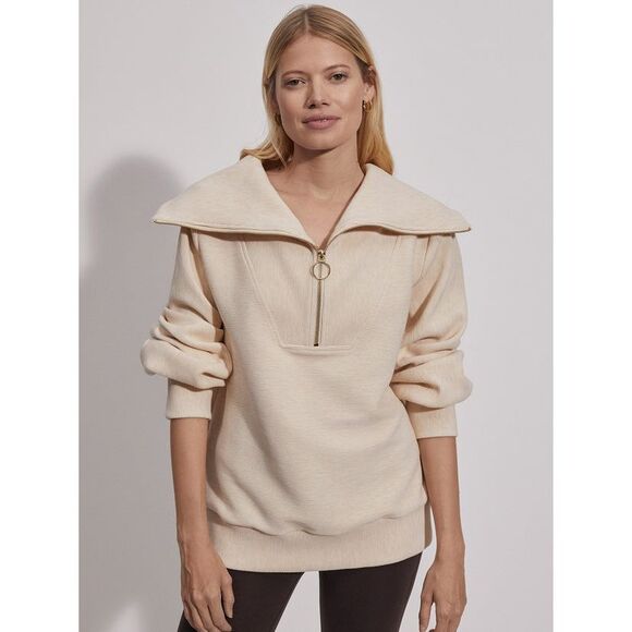 Varley‎ Vine Pullover in Oatmeal Marl - Picture 1 of 12